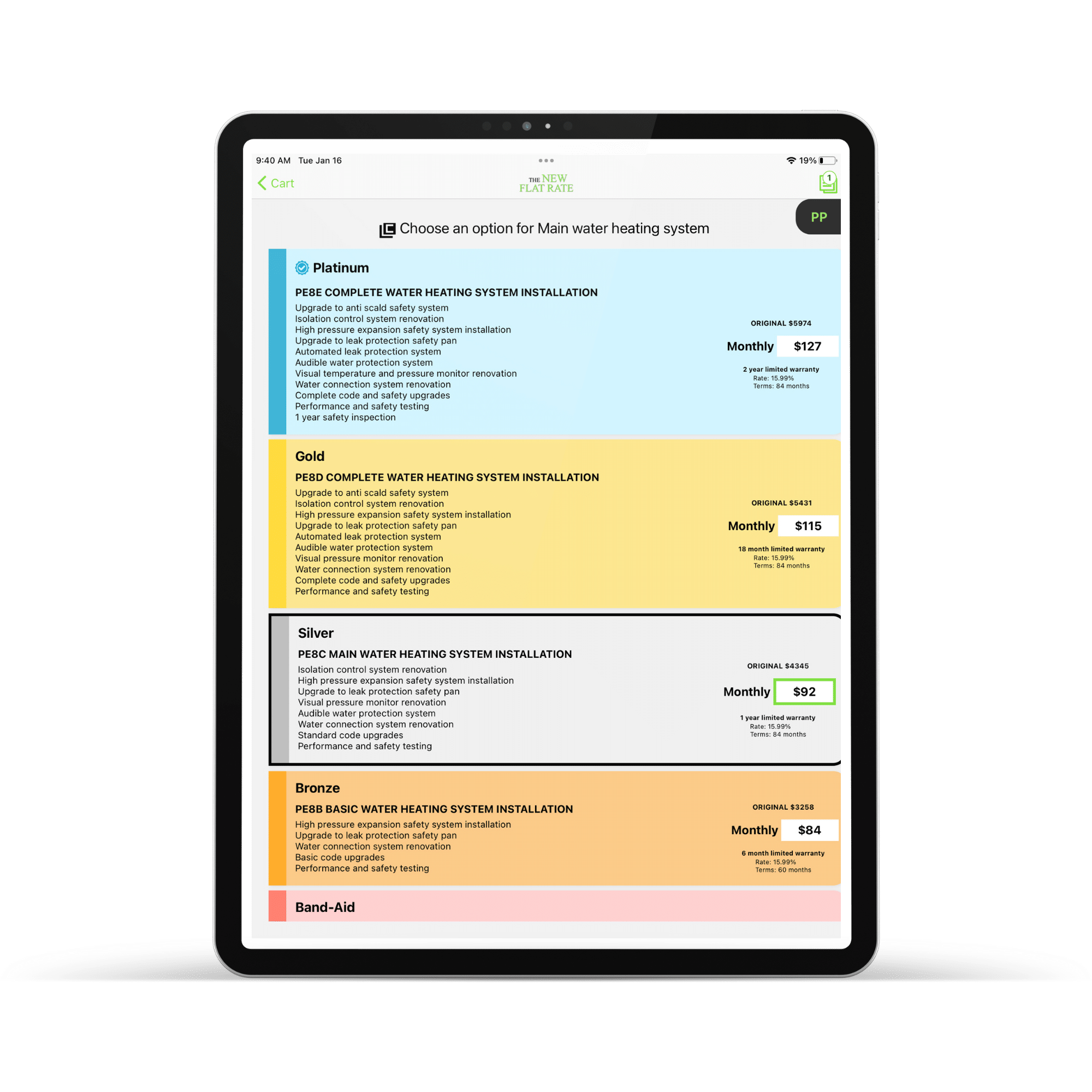 TNFR Menu