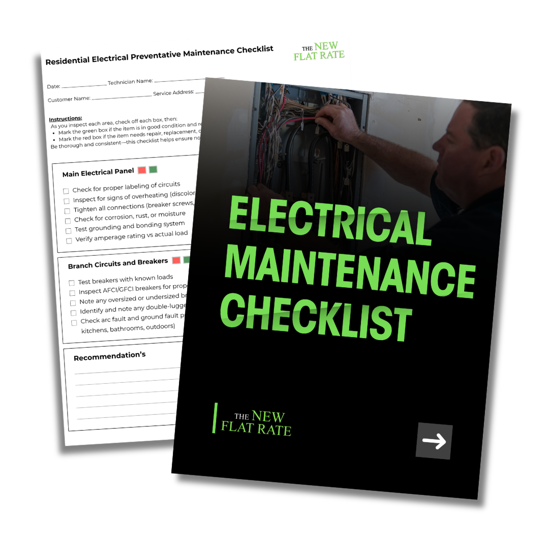 Electrical Maintenance Checklist graphic