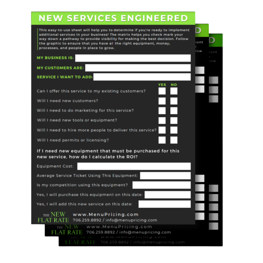 New Services Engineered