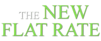 The New Flat Rate White Logo