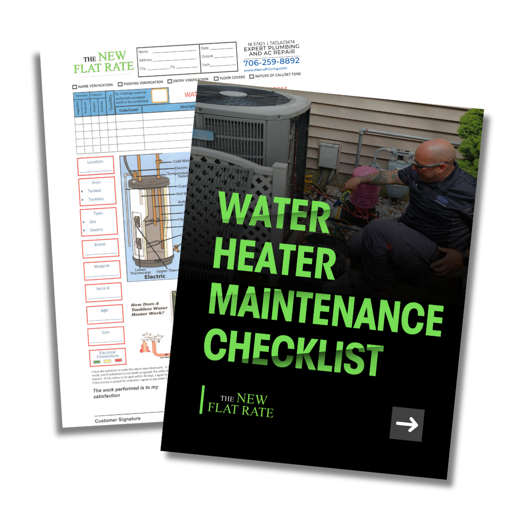 Water Heater Maintenance Checklist