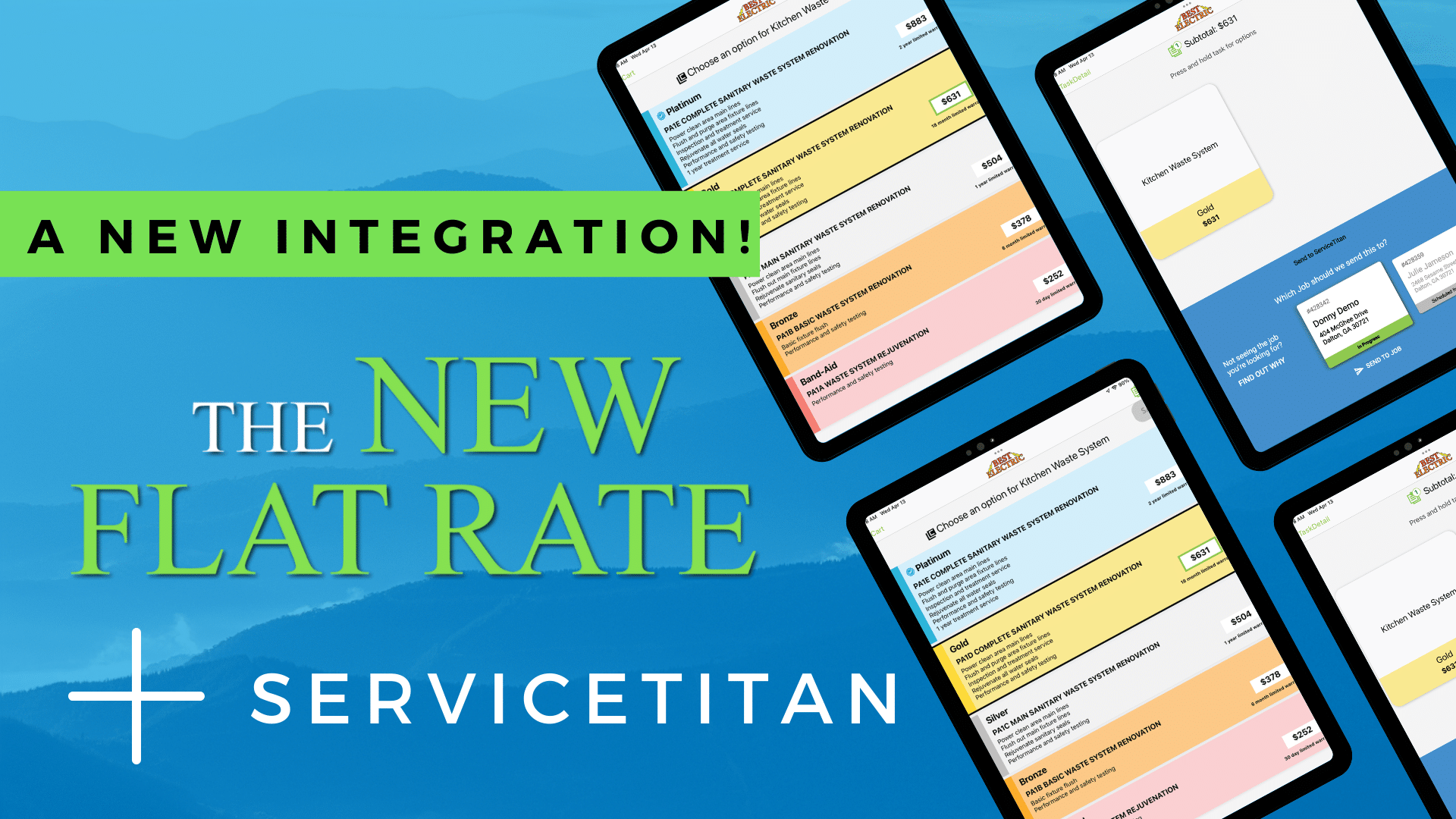 The New Flat Rate Integrates With Servicetitan To Help Technicians Close Tickets, Boost Sales