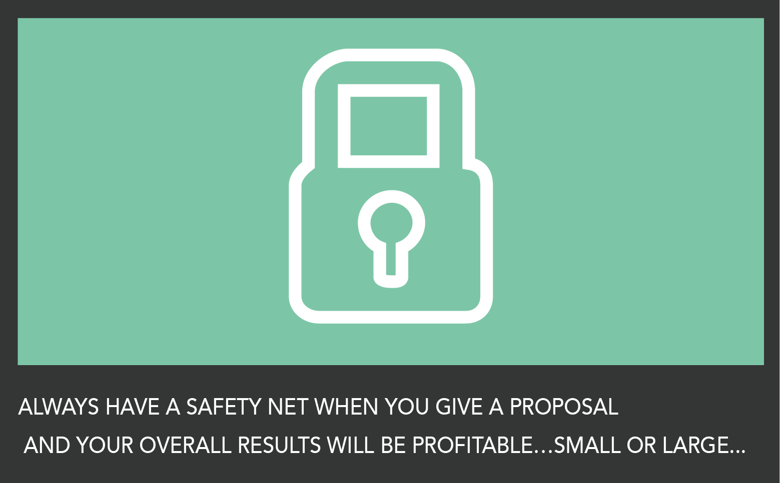 Do You Use a Safety Net?
