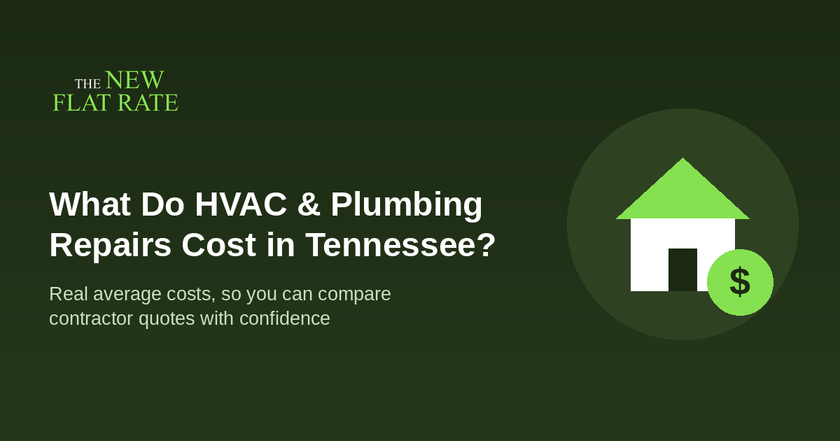 The New Flat Rate releases latest average Tennessee home repair costs