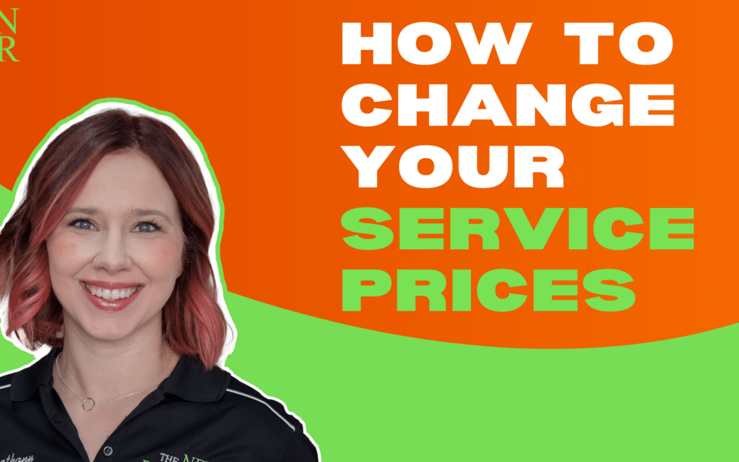 How to Change Your Service Prices in the TNFR App